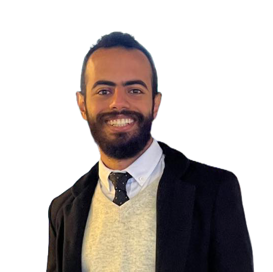 Person working with a smile